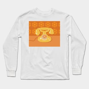 Vintage Phone 1930s Pop Art Long Sleeve T-Shirt